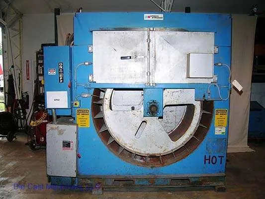 Used Dynarad Model: RL-24R 36 KW Electrically Heated Magnesium Ingot Preheater and Furnace Charging Unit