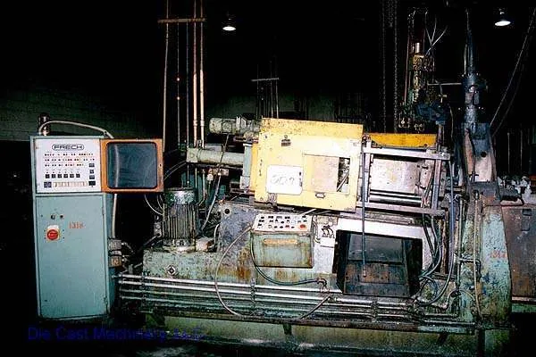 Used Frech Model: DAW 63 Metric Ton Horizontal Hot Chamber Zinc (Zamak) High Pressure Die Casting Machine