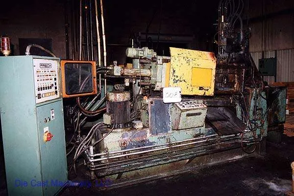 Used Frech Model: DAW 63 68 Metric Ton Horizontal Hot Chamber Zinc (Zamak) High Pressure Die Casting Machine