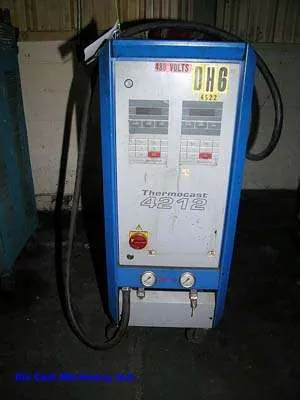 Used Robamat Model: 4212 24 kW (12 kW per zone) Dual (two) Zone Portable Hot Oil Process Heater Temperature Control Unit with Cooling Water Circuit