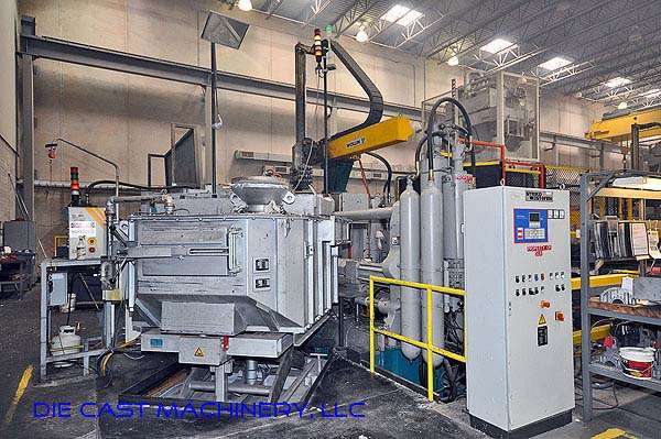 Used Buhler Model: Evolution B140 D 14000 kN Horizontal Cold Chamber Aluminum High Pressure Die Casting Machine