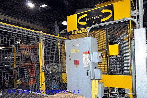 Used Buhler Prince Model: 44 Two Paten 1200 Ton Horizontal Cold Chamber Aluminum High Pressure Die Casting Machine