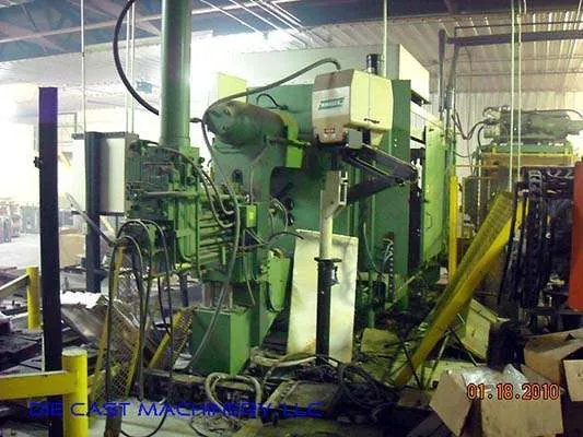 Used HPM Model: II-600-A 600 Ton Horizontal Cold Chamber Aluminum High Pressure Die Casting Machine