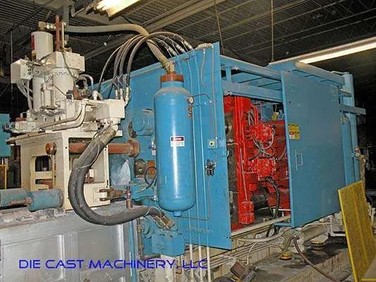 Used HPM Model: II-800-Z 800 Ton Horizontal Hot Chamber Zinc (Zamak) High Pressure Die Casting Machine