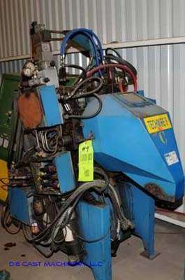 Used Techmire Model: 22H 8 Metric Ton Multi-slide Hot Chamber Miniature Zinc (Zamak) High Pressure Die Casting Machine