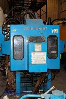 Used Techmire Model: 44NT 18 Metric Ton Multi-slide Hot Chamber Miniature Zinc (Zamak) High Pressure Die Casting Machine