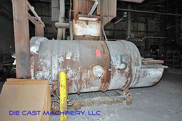 Used Warwick Model: WBT-60 1600 pounds Reverberatory Type Tilting (Rotating) Barrel Furnace