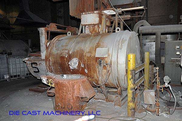 Used Warwick Model: WBT-60 1600 pounds Reverberatory Type Tilting (Rotating) Barrel Furnace