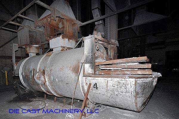 Used Warwick Model: WBT-60 1600 pounds Reverberatory Type Tilting (Rotating) Barrel Furnace