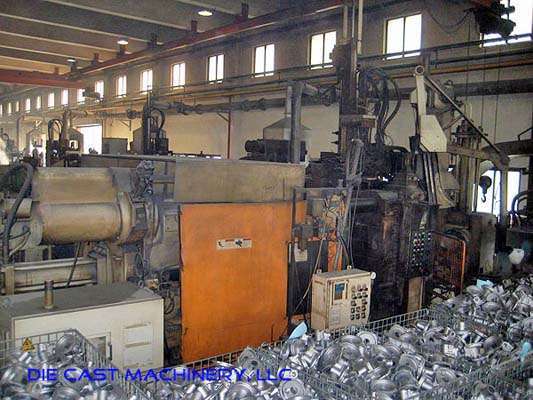Used Ube Model: 800 NX 800 Metric Ton Horizontal Cold Chamber Aluminum High Pressure Die Casting Machine