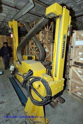 Used Wollin Model: PSM-336 1600 mm Two Axis Linear Automatic Die Lubrication Sprayer for Die Casting and Foundry Operations