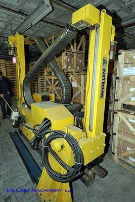 Used Wollin Model: PSM-336 1600 mm Two Axis Linear Automatic Die Lubrication Sprayer for Die Casting and Foundry Operations
