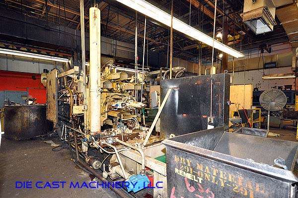 Used HPM Model: II-600-A 600 Ton Horizontal Cold Chamber Aluminum High Pressure Die Casting Machine