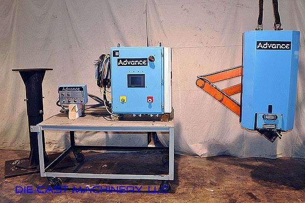 Used Advance Products Model: SL 1200 OS (Operator Side Unit) 1200 SL Multi-Link Automatic Ladle for Non-Ferrous Aluminum and Brass Die Casting and Foundry Operations