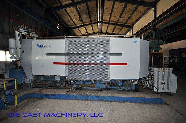 Used NTP Model: WEM H 400 M 4000 kN Horizontal Hot Chamber Magnesium High Pressure Die Casting Machine