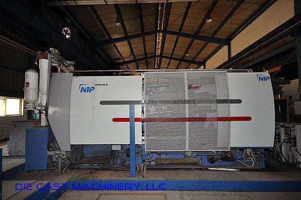 Used NTP Model: WEM H 400 M 4000 kN Horizontal Hot Chamber Magnesium High Pressure Die Casting Machine