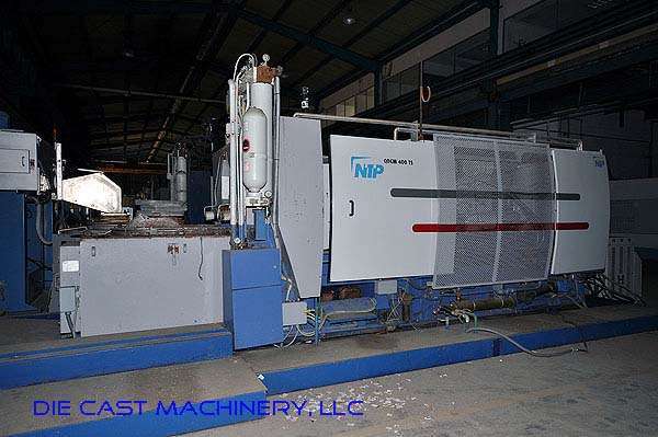 Used NTP Model: WEM H 400 M 4000 kN Horizontal Hot Chamber Magnesium High Pressure Die Casting Machine