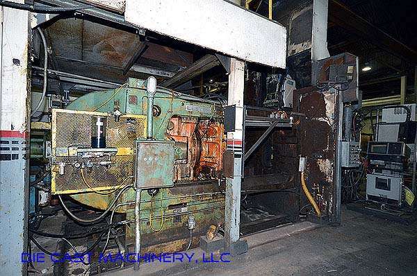 Used Lester Model: HP-1200X-SF 1200 Ton Horizontal Cold Chamber Aluminum High Pressure Die Casting Machine