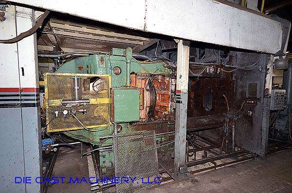 Used Lester Model: HP-1200X-SF 1200 Ton Horizontal Cold Chamber Aluminum High Pressure Die Casting Machine