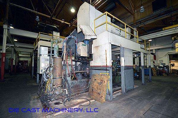 Used Lester Model: HP-450X-SF 450 Ton Horizontal Cold Chamber Aluminum High Pressure Die Casting Machine