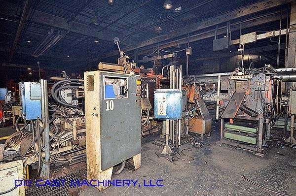 Used Kux-Wickes Model: BH-600 600 Ton Horizontal Hot Chamber Zinc (Zamak) High Pressure Die Casting Machine