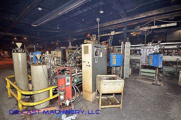 Used Alpha Model: 600-Z 600 Ton Horizontal Hot Chamber Zinc (Zamak) High Pressure Die Casting Machine