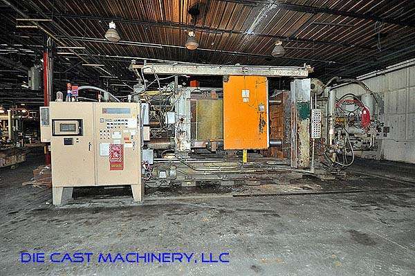 Used Prince Model: 1242 CCA 1200 Ton Horizontal Cold Chamber Aluminum High Pressure Die Casting Machine