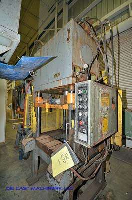 Used Quantum Trim Press Model: QTP-40 40 Ton Four Column (Post) Vertical Hydraulic Die Casting Trim Press