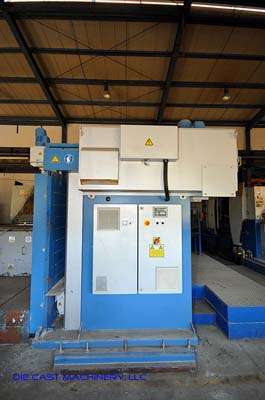 Used Meltec Model: IPC 350 36 KW Electrically Heated Magnesium Ingot Preheater and Furnace Charging Unit