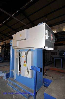 Used Meltec Model: IPC 350 36 KW Electrically Heated Magnesium Ingot Preheater and Furnace Charging Unit