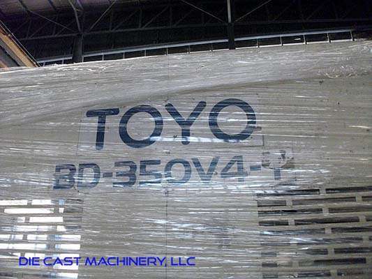 Used Toyo Machinery Model: BD-350V4-T 350 Metric Ton Horizontal Cold Chamber Aluminum High Pressure Die Casting Machine