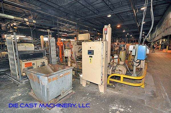 Used HPM Model: D 600 Z 600 Ton Horizontal Hot Chamber Zinc (Zamak) High Pressure Die Casting Machine
