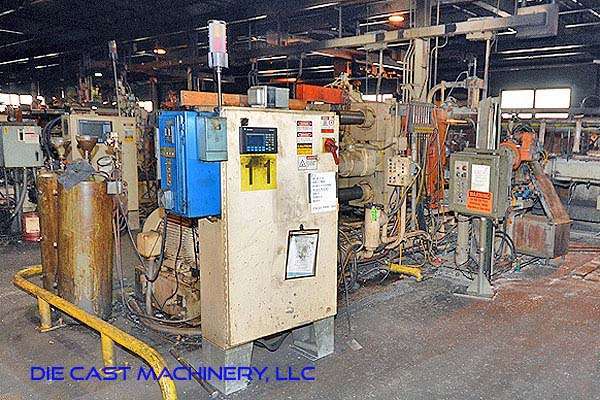 Used Ex-Cell-O B&T Model: Greenlee 600 Ton Horizontal Hot Chamber Zinc (Zamak) High Pressure Die Casting Machine