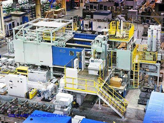 Used Ube Model: UB 3550 GDC 3550 Metric Ton Horizontal Cold Chamber Aluminum High Pressure Die Casting Machine