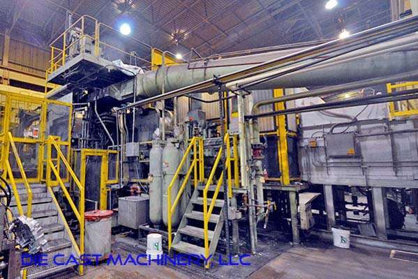 Used Toshiba Model: DC-1650-CL 1650 Metric Ton Horizontal Cold Chamber Aluminum High Pressure Die Casting Machine