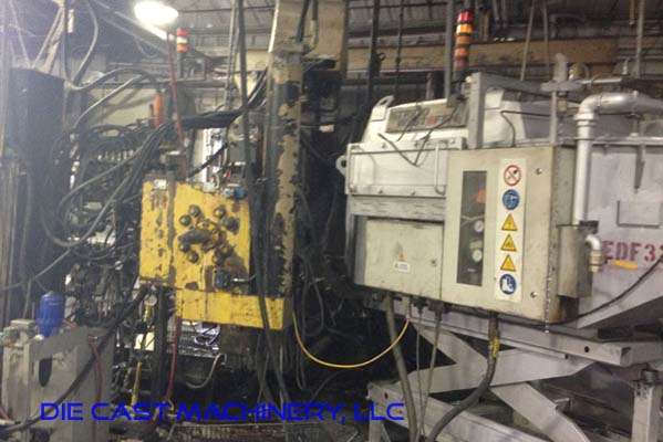 Used HPM Model: II-600-A 600 Ton Horizontal Cold Chamber Aluminum High Pressure Die Casting Machine