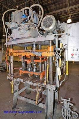 Used Birch Trim Press Model: BMC-30-A 30 Tons Four Column (Post) Vertical Hydraulic Die Casting Trim Press