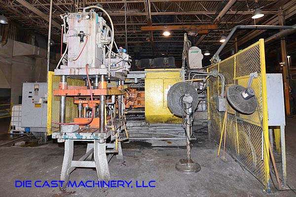 Used HPM Model: II-600-A 600 Ton Horizontal Cold Chamber Aluminum High Pressure Die Casting Machine
