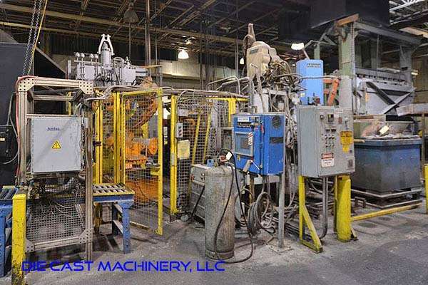 Used HPM Model: II-800-A 800 Ton Horizontal Cold Chamber Aluminum High Pressure Die Casting Machine