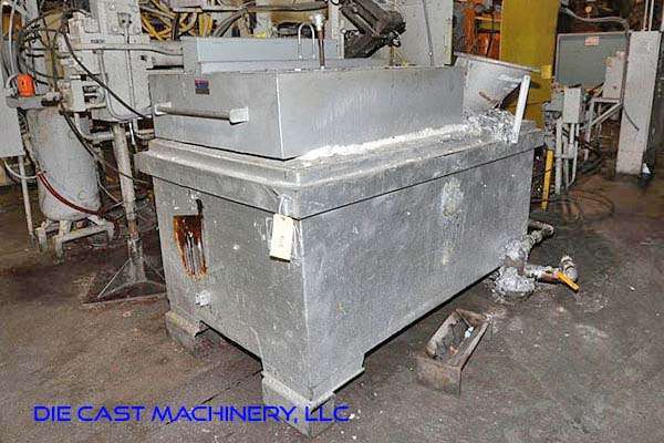 Used Lindberg MPH Model: LE 1816-L 2300 pound Low Energy High Efficiency Electric Heated Aluminum Holding Furnace