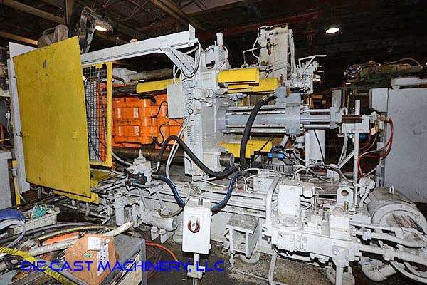 Used HPM Model: II-600-A 600 Ton Horizontal Cold Chamber Aluminum High Pressure Die Casting Machine