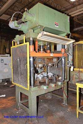 Used Metal Mechanics Model: 50-T 50 Ton Four Column (Post) Vertical Hydraulic Die Casting Trim Press