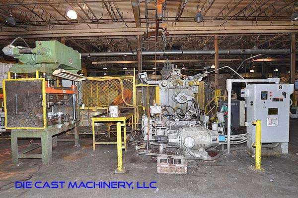 Used HPM Model: II-800-A 800 Ton Horizontal Cold Chamber Aluminum High Pressure Die Casting Machine