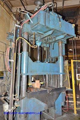 Used Dake Model: 100 Ton Four Column (Post) Vertical Hydraulic Die Casting Trim Press