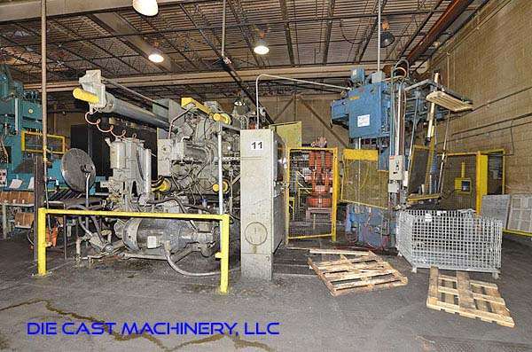 Used Prince Model: 1246 CCA 1200 Ton Horizontal Cold Chamber Aluminum High Pressure Die Casting Machine