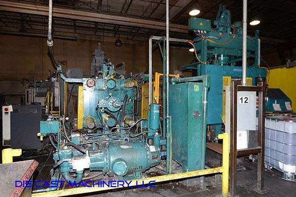 Used HPM Model: II-800-A 800 Ton Horizontal Cold Chamber Aluminum High Pressure Die Casting Machine