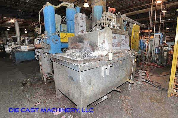 Used Lindberg MPH Model: 62-GH 1800 Pound Low Energy High Efficiency Natural Gas Heated Aluminum Holding Furnace