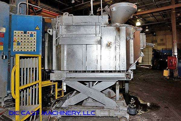 Used Striko Westofen Model: W 1700 SL ProDos 1700 kg Low Energy Electric Heated Aluminum Holding and Dosing Furnace