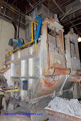 Used Striko Westofen Model: MH II-N 2000/1500 G-eg 1500 kg/hour Stack (tower/shaft) Type Stationary Aluminum Melting and Holding Furnace
