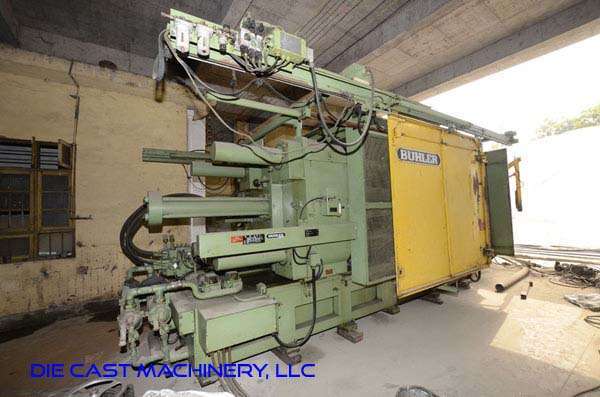 Used Buhler Model: H-800-B 980 Metric Ton Horizontal Cold Chamber Aluminum/Magnesium Capable High Pressure Die Casting Machine